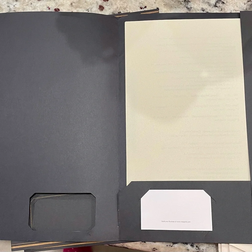 Professional RESUME Covers Black & Gold Cream & Gold 9 Total
